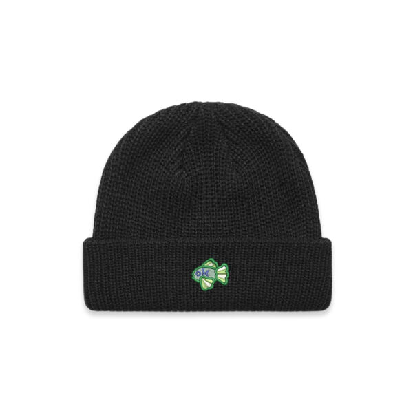 Embroidered Fish Beanie Thumbnail