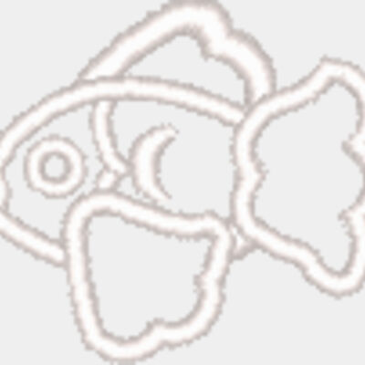 FISH logo white 30cm Thumbnail